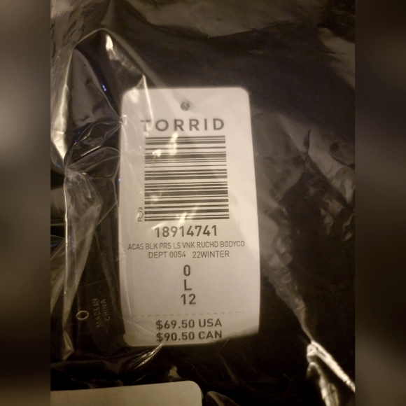 Torrid Plus Size 0 Mini Jersey Bodycon Dress - Picture 5 of 5